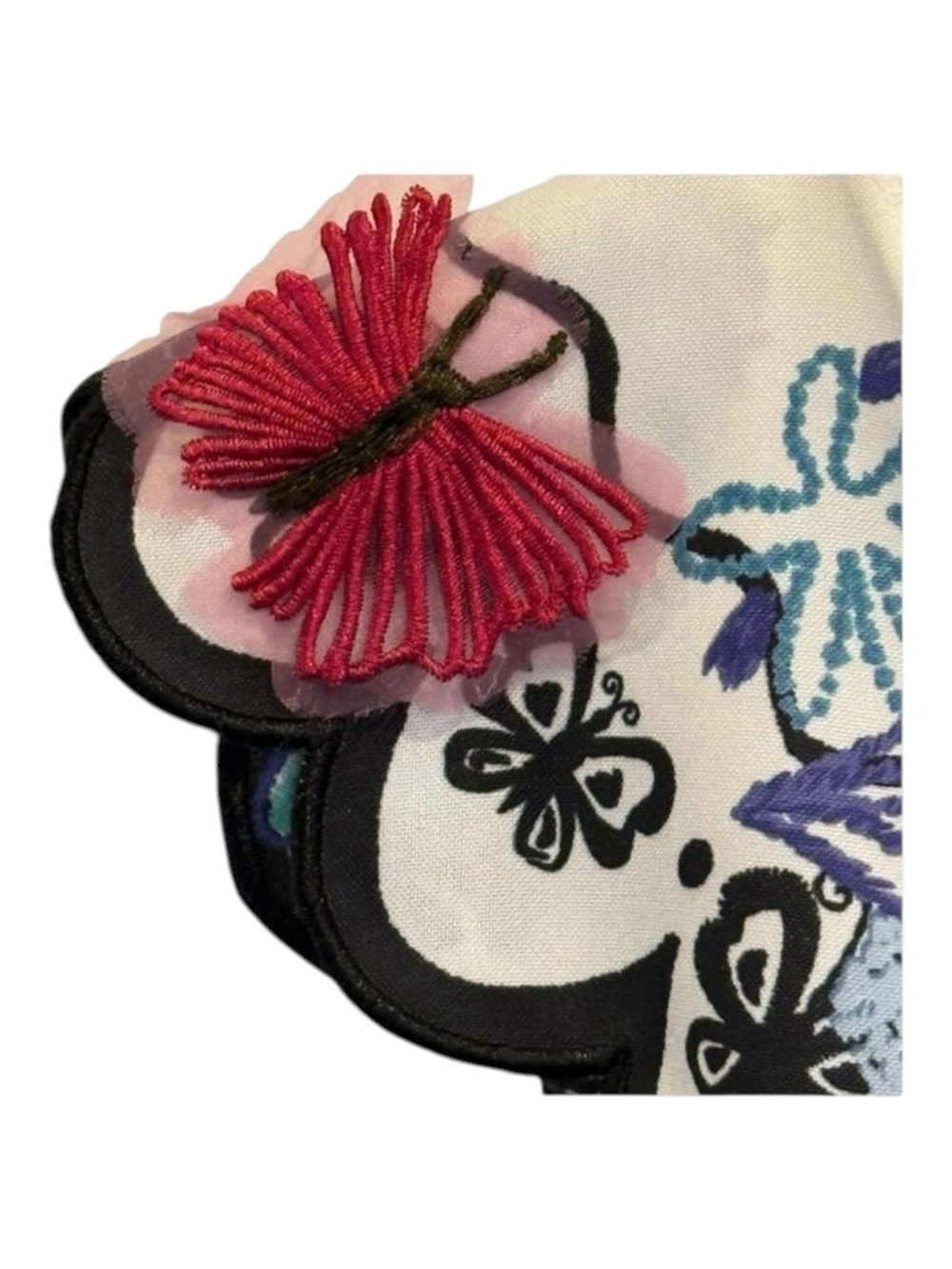 Disney 🝮 Encanto Mirabel Embroidery Halloween Costume 🝮 Butterflies Tassels 🝮 3T - Picture 6 of 16